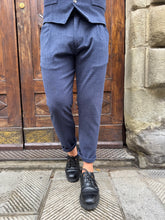 Carica l&#39;immagine nel visualizzatore di Gallery, Pantalone coordinato London di 3.9 blu jeans
