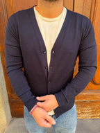 Cardigan Oscar di Tréz blu