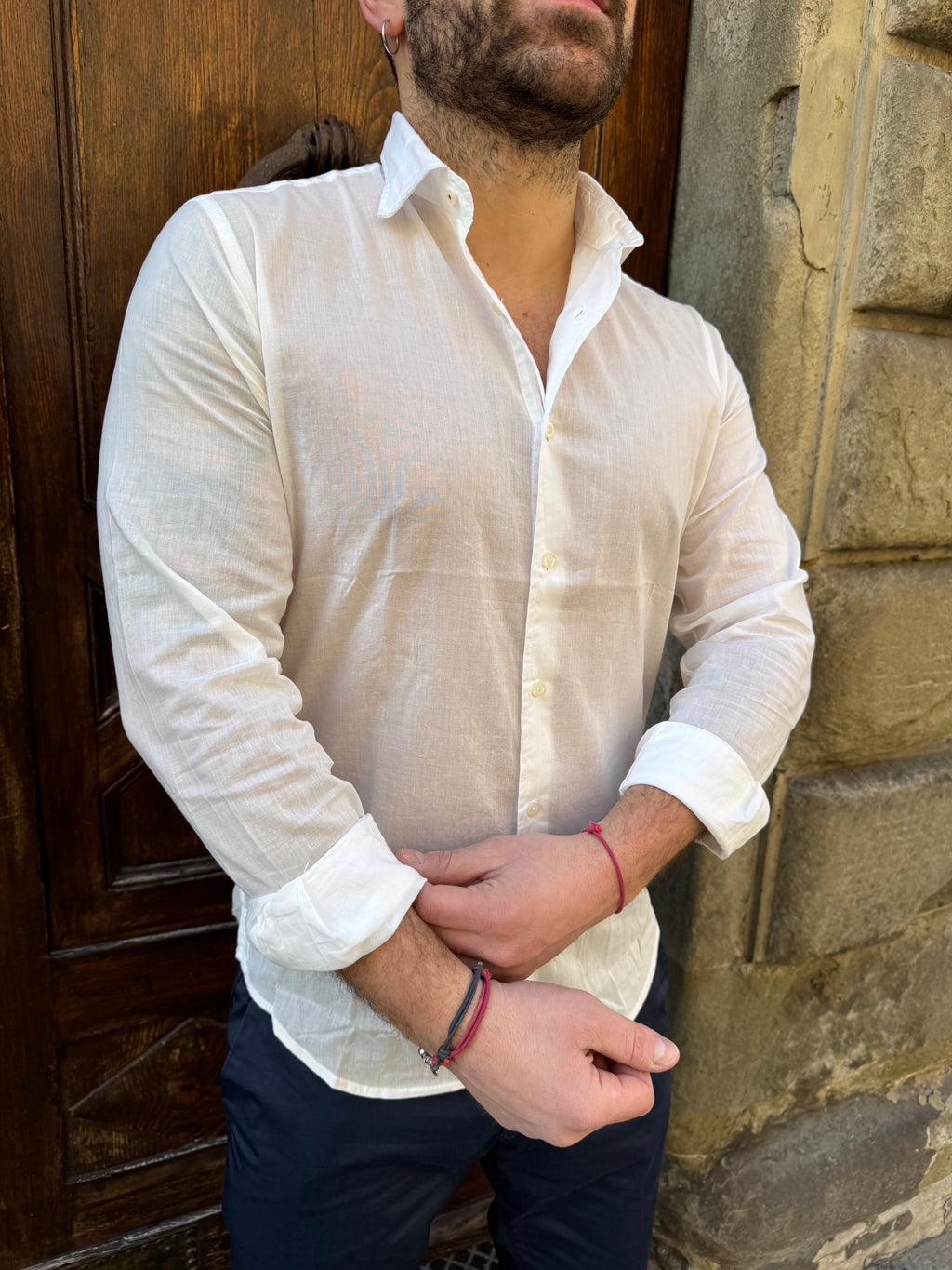 Camicia Elegance di Tréz bianca