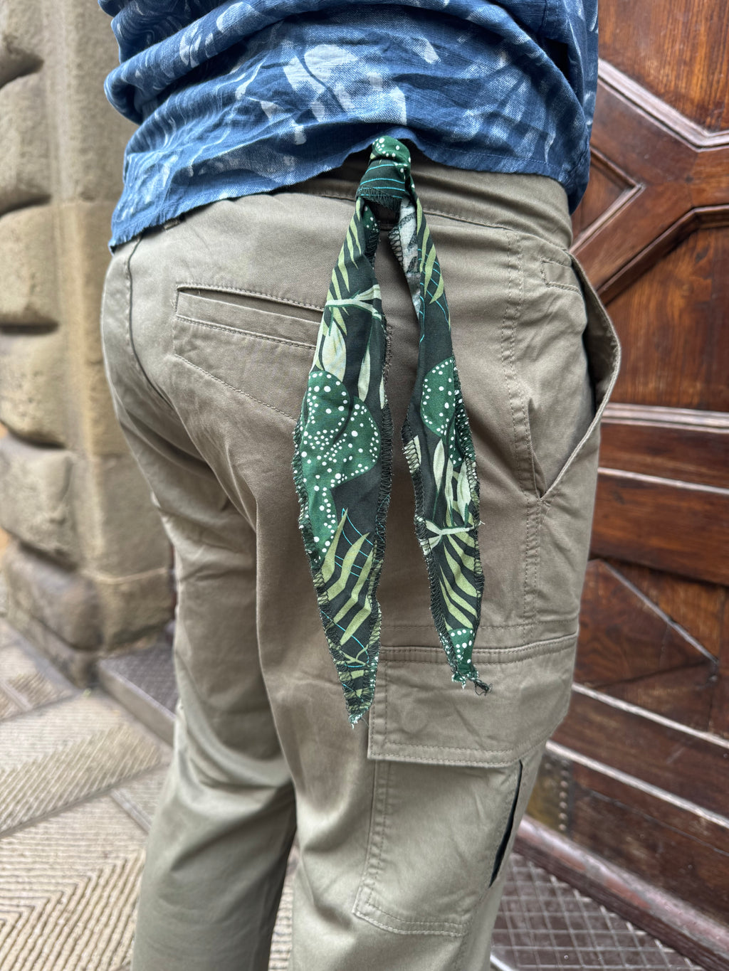 Pantalone Cargo di Trèz verde