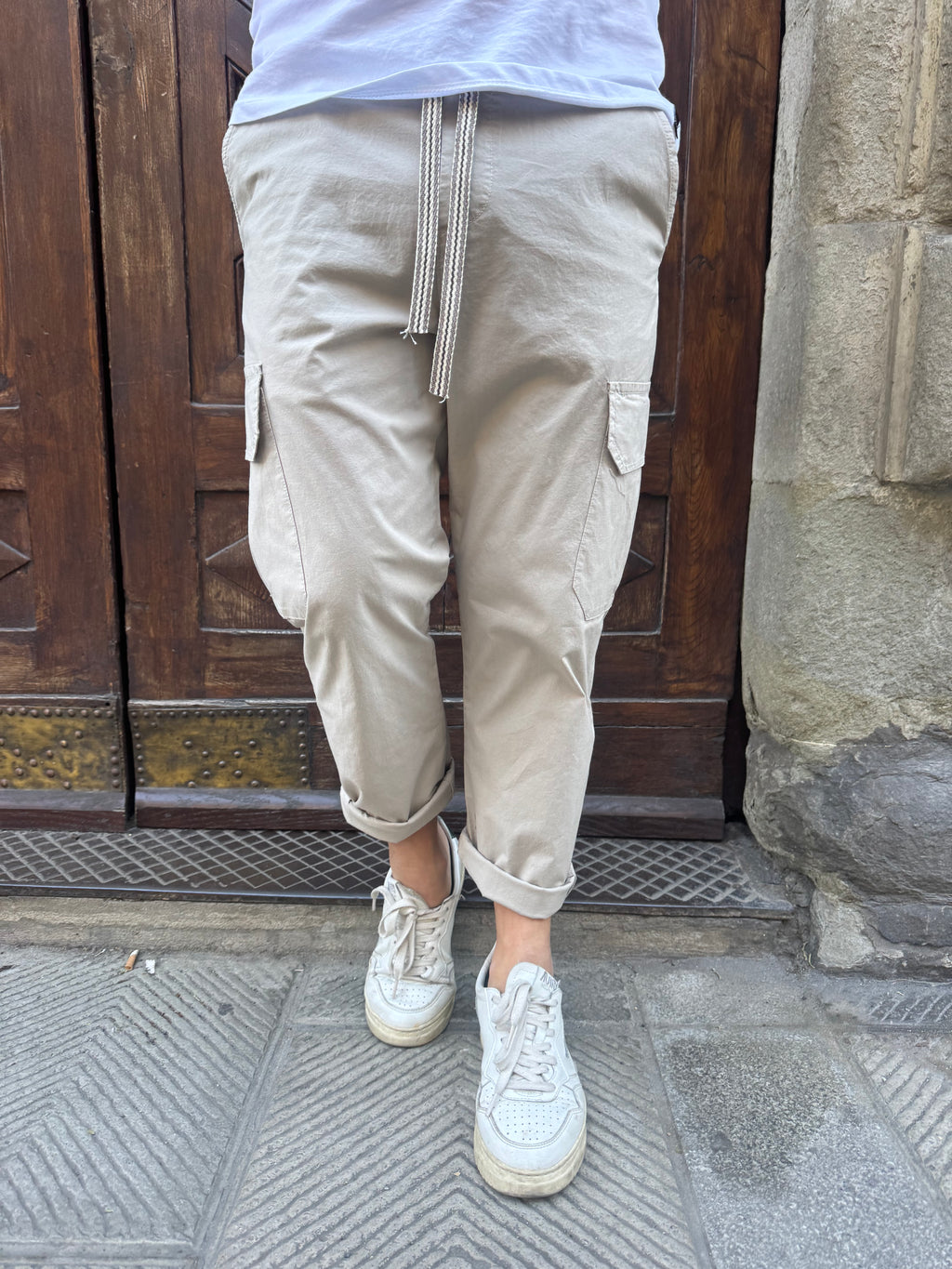 Pantalaccio cargo di 3.9 sabbia