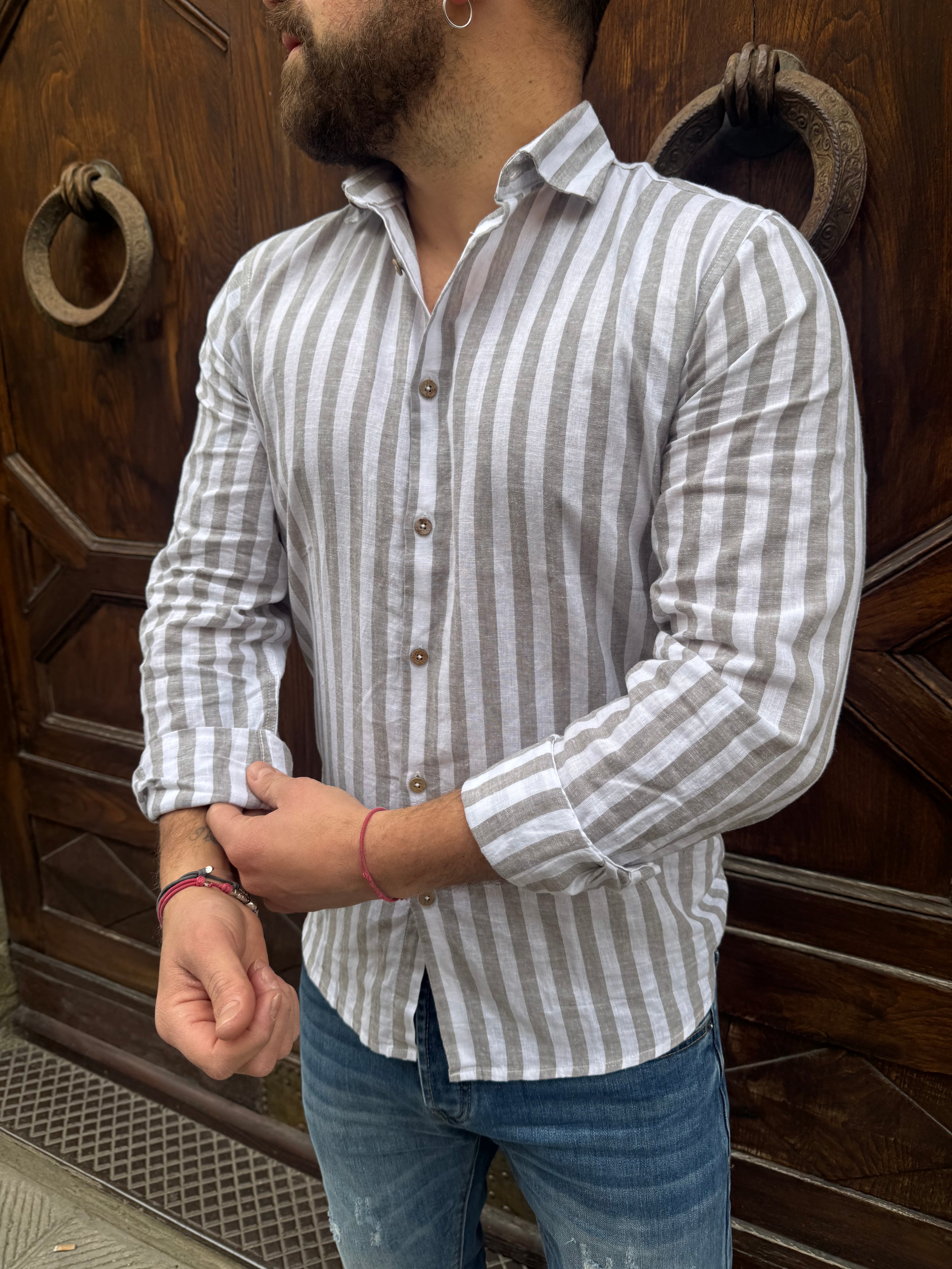 Camicia Summer di Hamaki-Ho verde