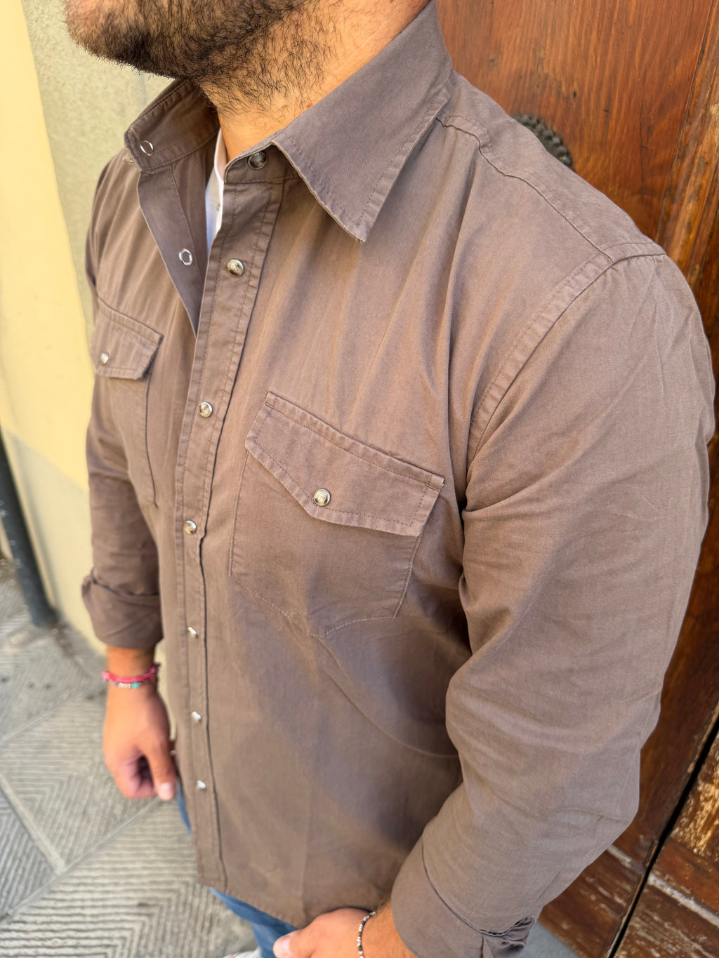 Camicia Texas di Tréz moro