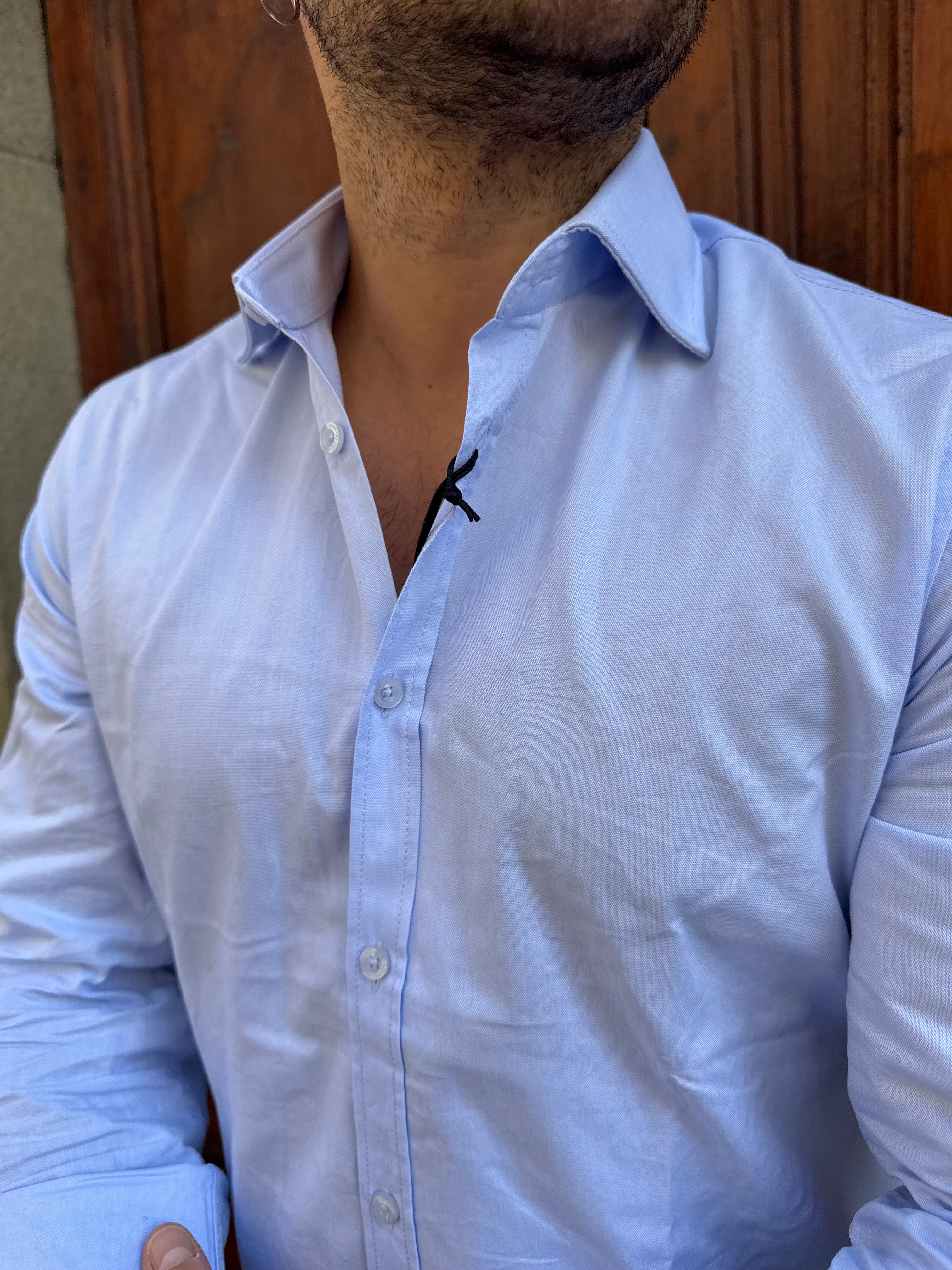 Camicia Oxford di Hamaki azzurra
