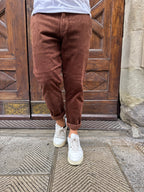 Pantalone Velluto Rocciatore di Telamira cioccolato