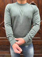 Maglioncino girocollo di Tiffosi verde