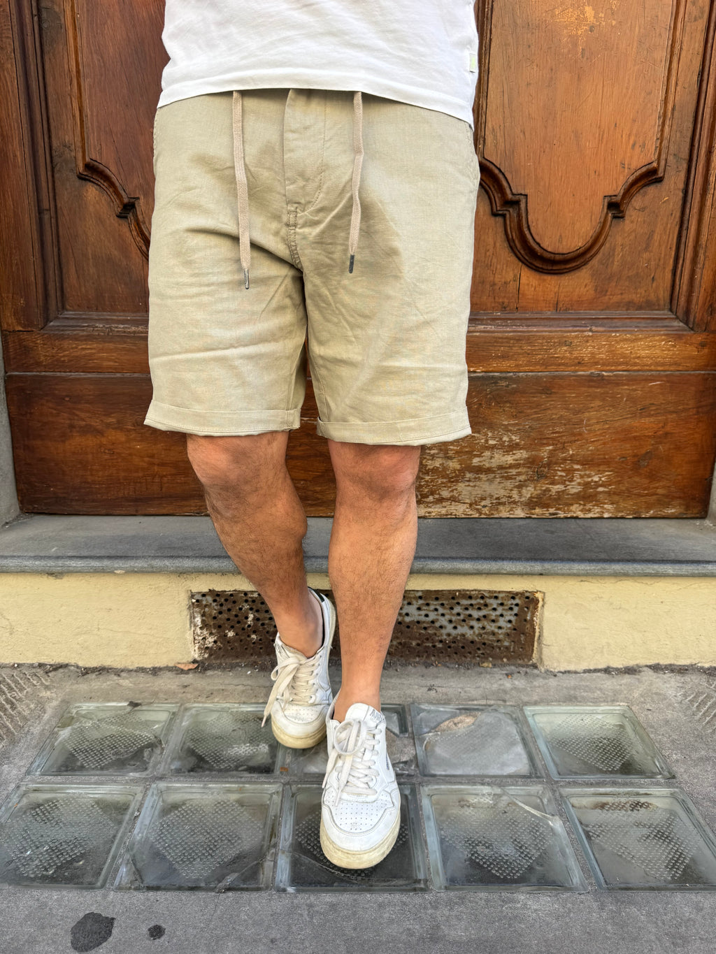 Bermuda Capri di Petrol beige
