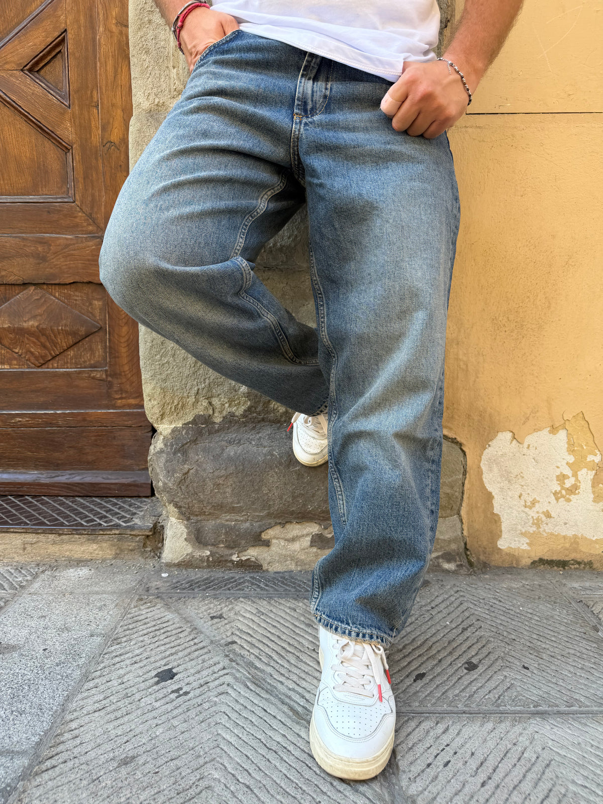 Jeans Teide di Pont loose fit intermedio