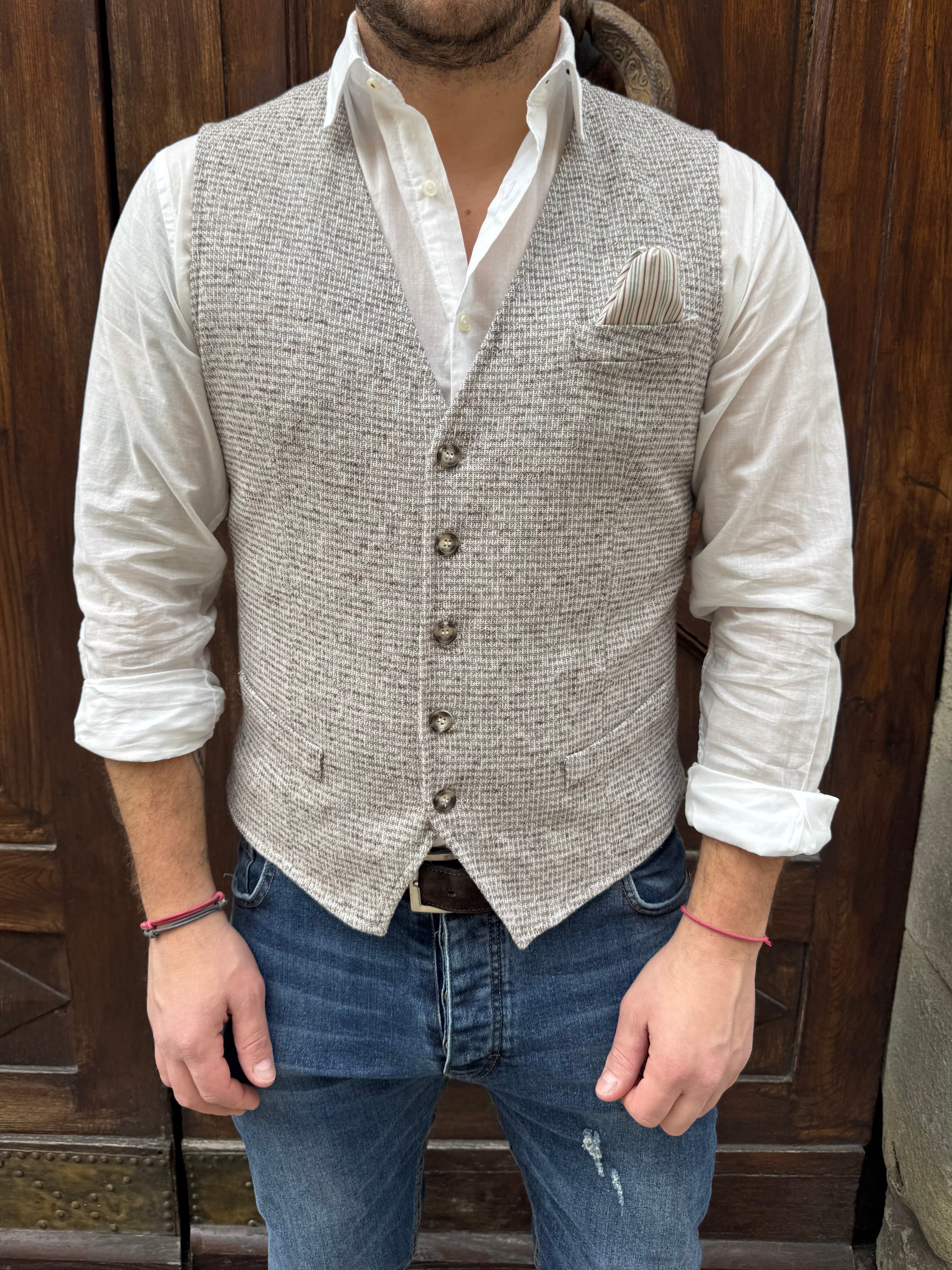 Gilet Harry di 3.9 beige