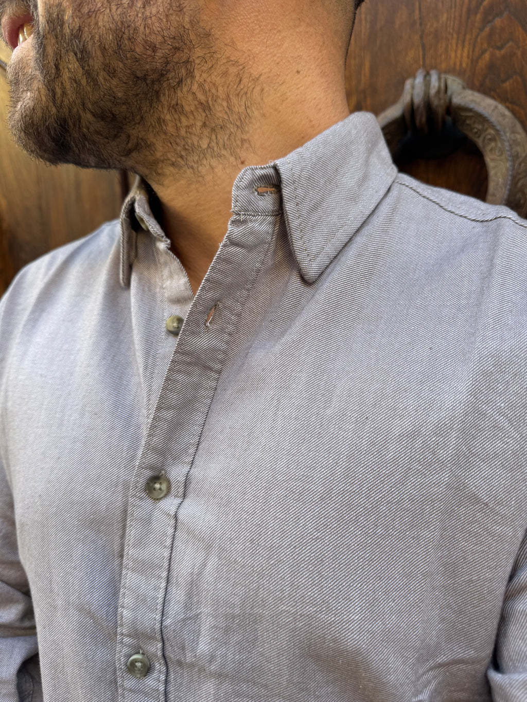 Camicia Figaro di Tiffosi tortora