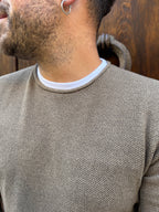 Maglioncino Alabastro di Tiffosi tortora