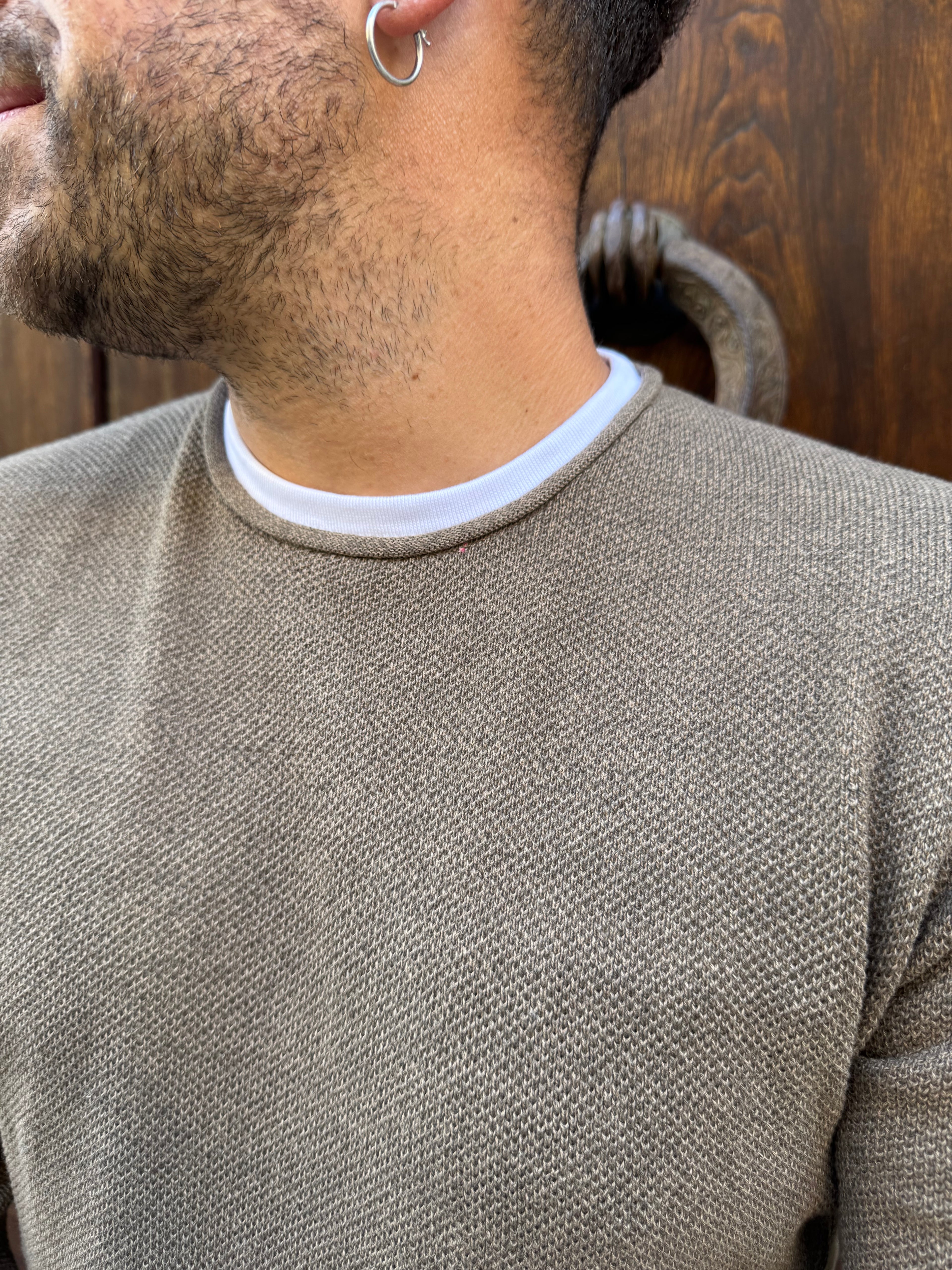 Maglioncino Alabastro di Tiffosi tortora