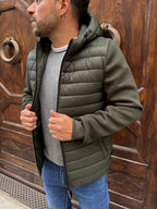 Piumino Ibrido di Tiffosi verde