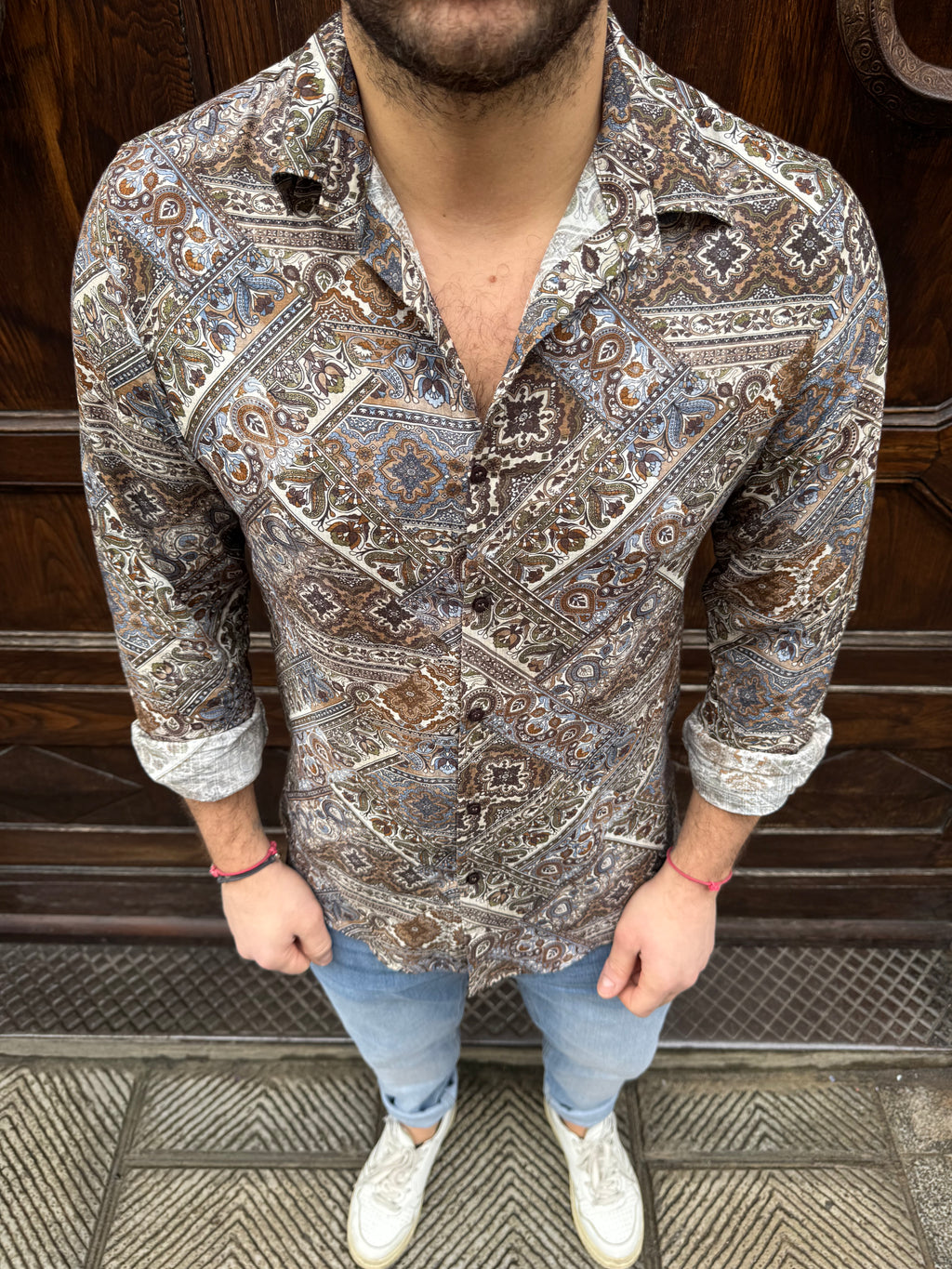 Camicia Damasco di 3.9
