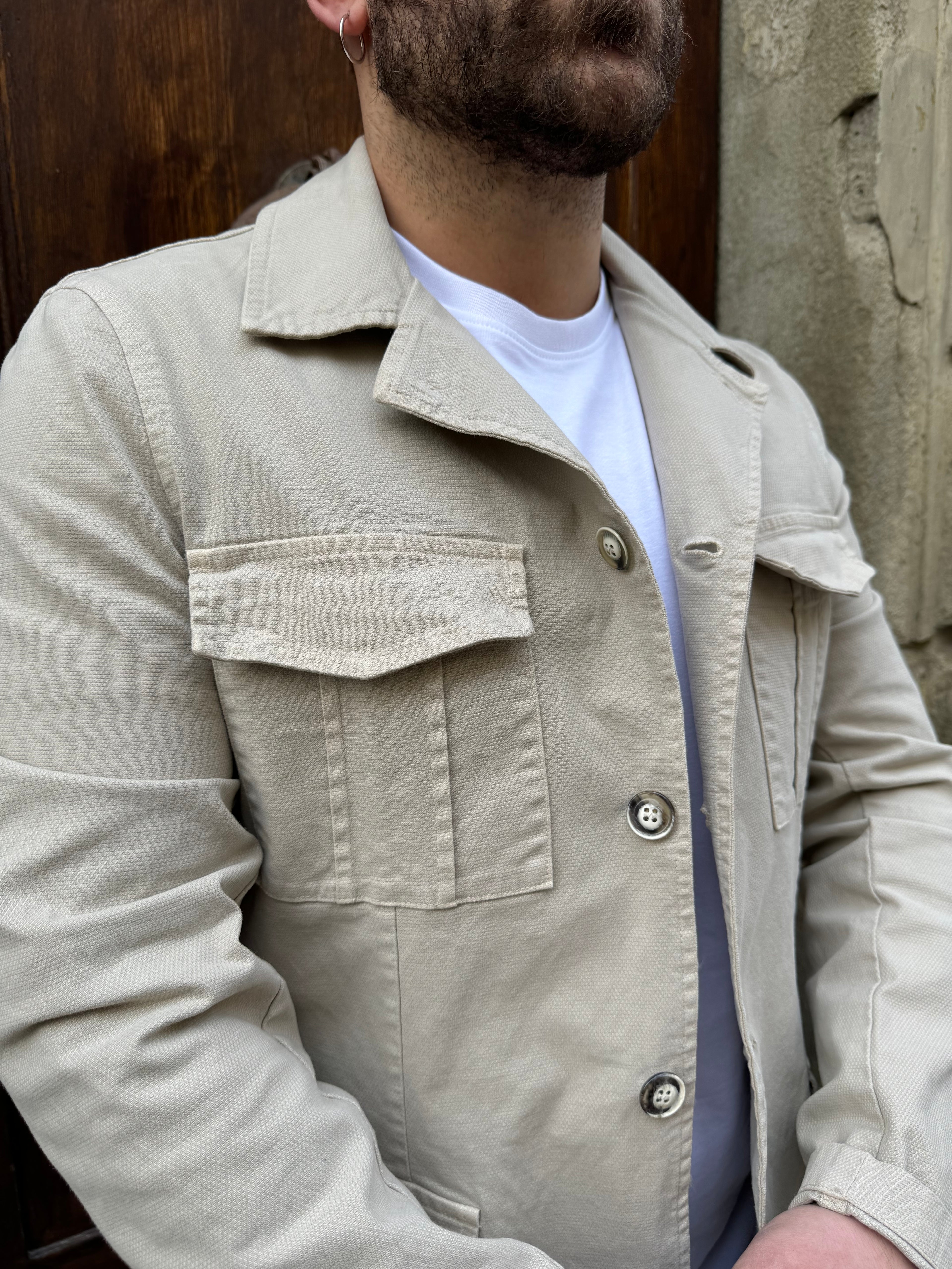 Giacchetto Sahara di 3.9 color sabbia