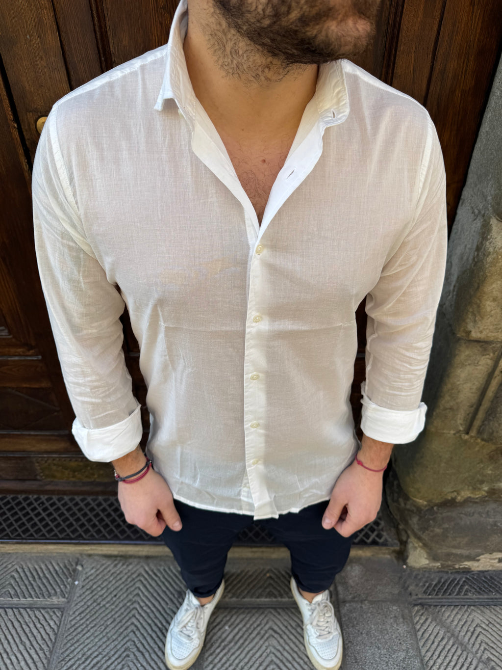 Camicia Elegance di Tréz bianca