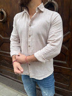 Camicia Lino Hamaki-Ho beige