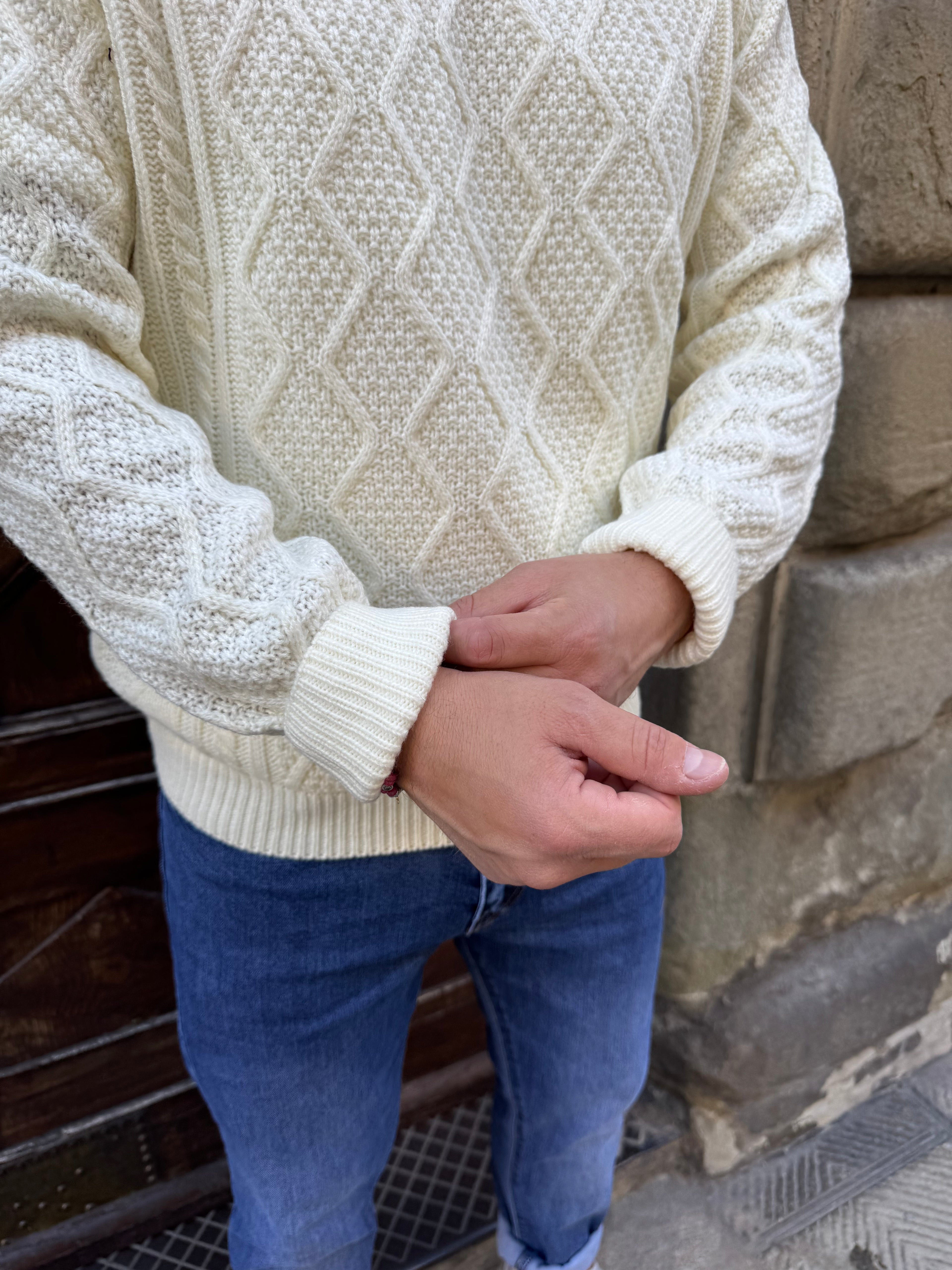 Maglioncino Joseph di Tiffosi panna