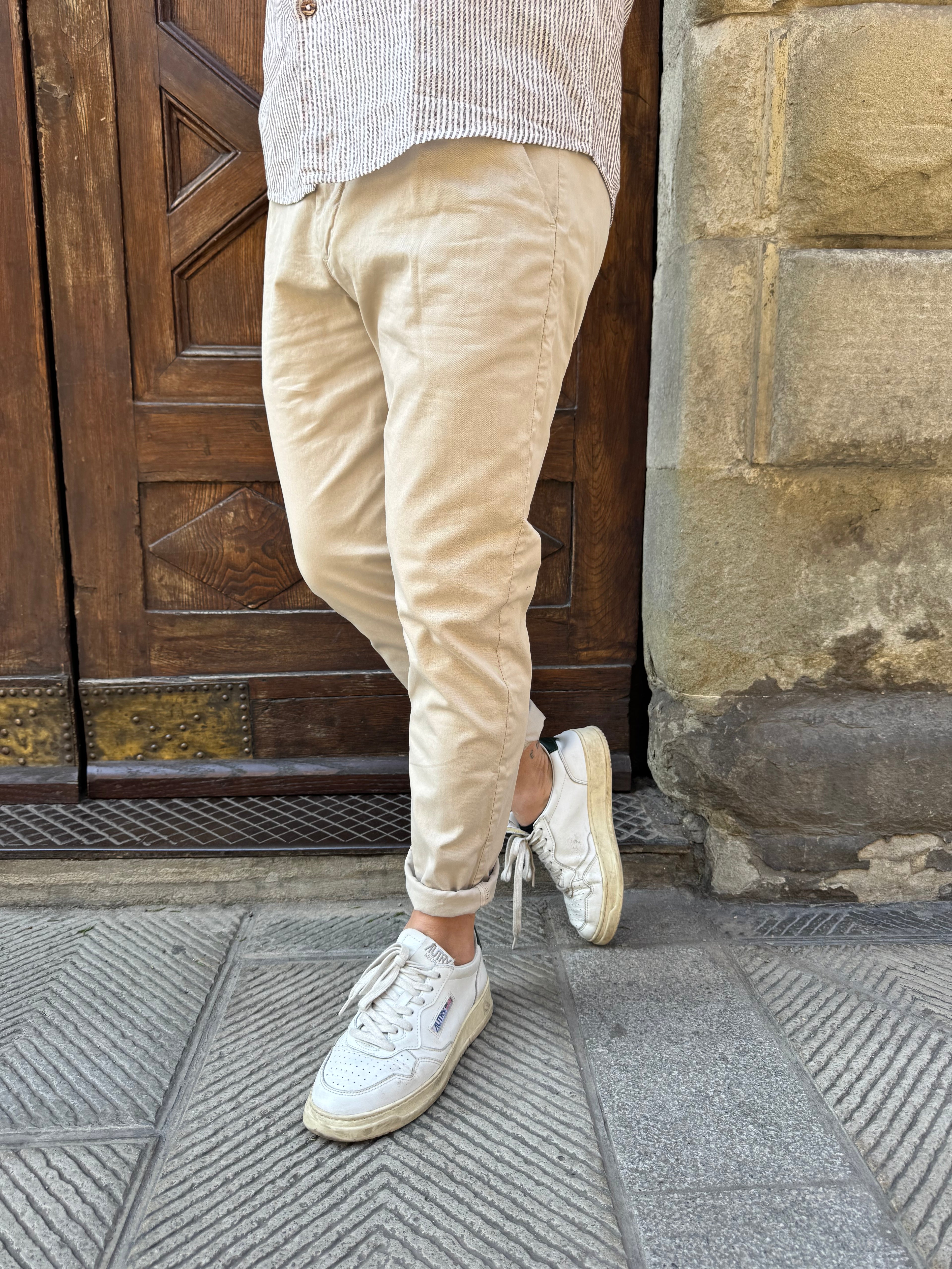 Pantalone Mike di 3.9 beige