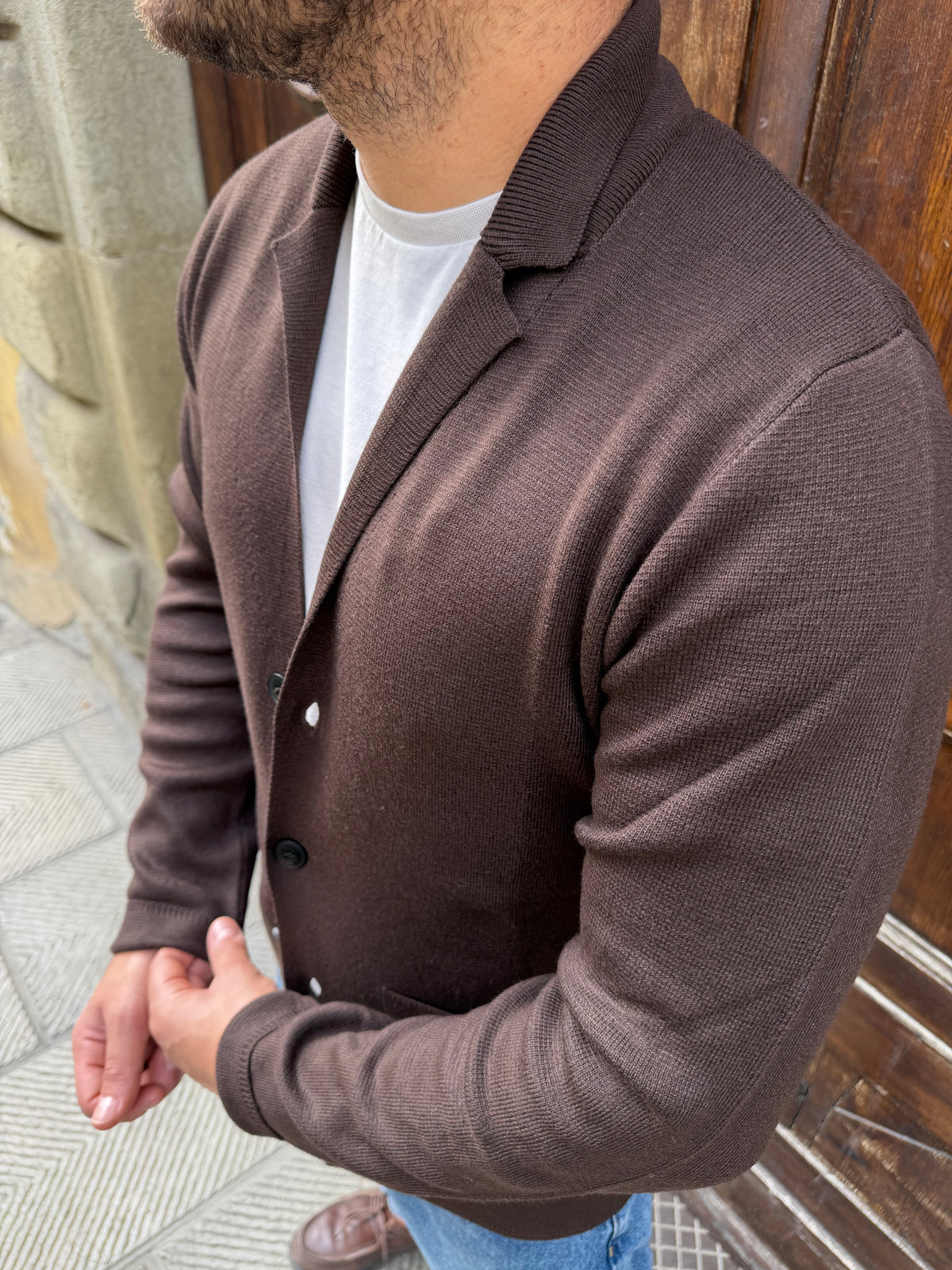 Giacca cardigan Roma di Hamaki-Ho moro
