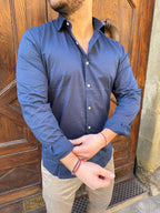 Camicia Elegance di Tréz blu