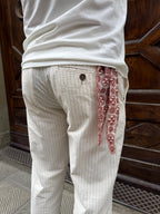 Pantalone Portofino di Tréz bianco