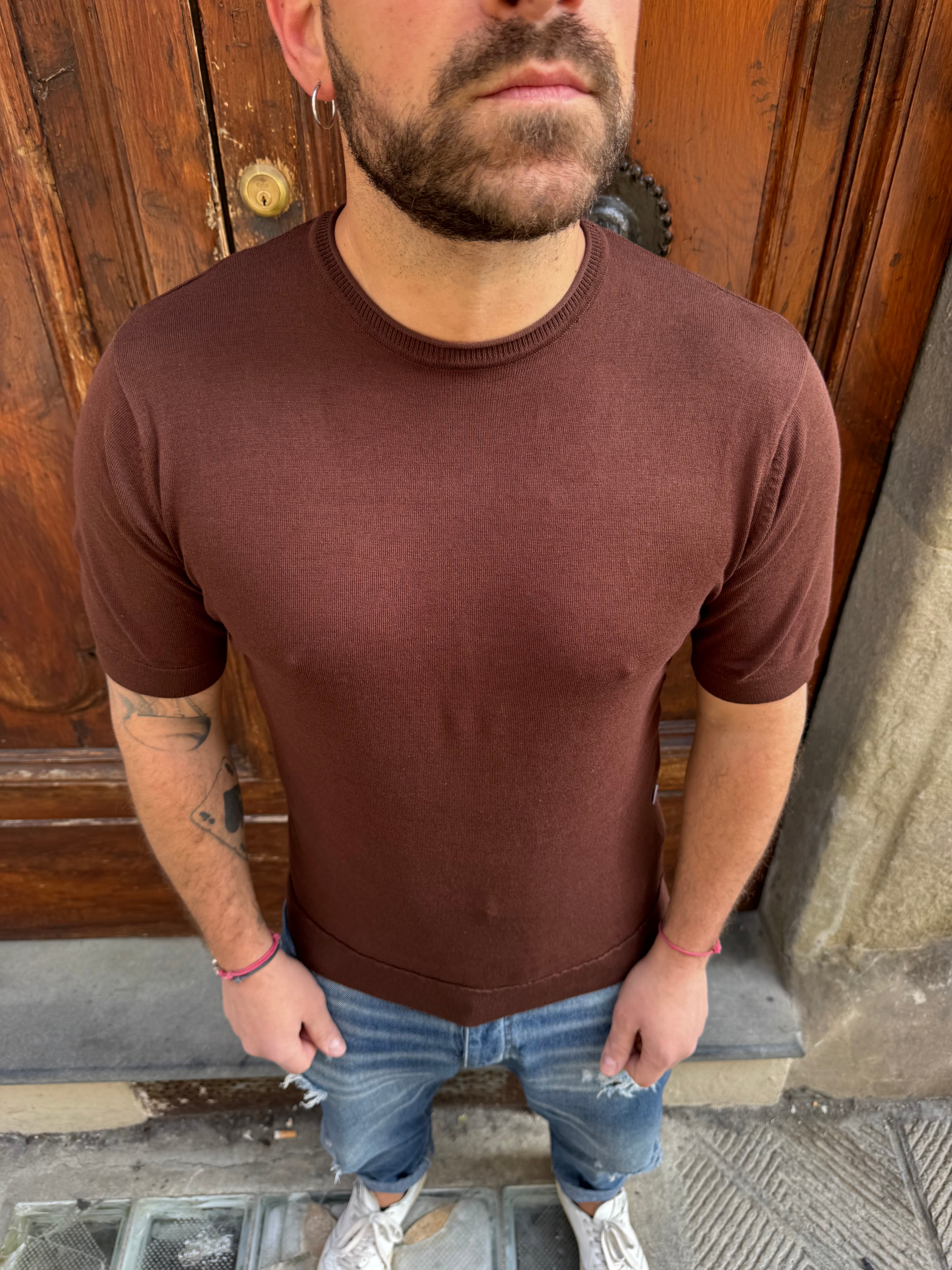 T-Shirt in maglia di Hamaki-Ho