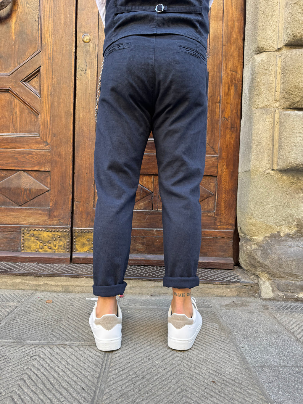 Pantalone completo Paul blu navy
