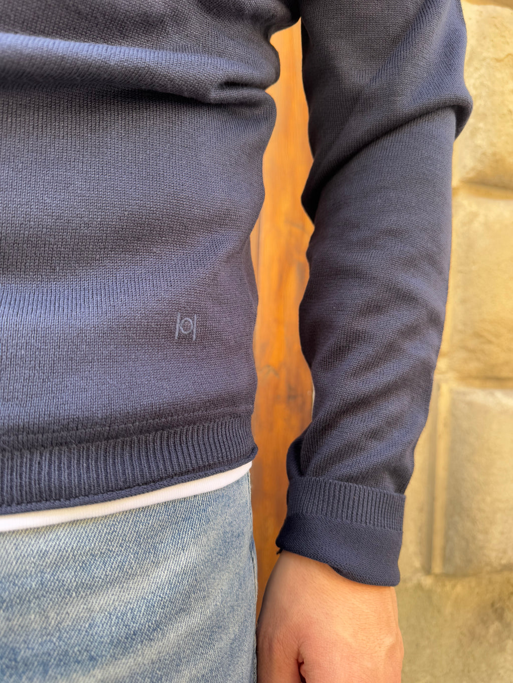 Maglioncino Sasha di Hamaki-Ho blu