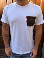 T-shirt Diego di 3.9 bianca