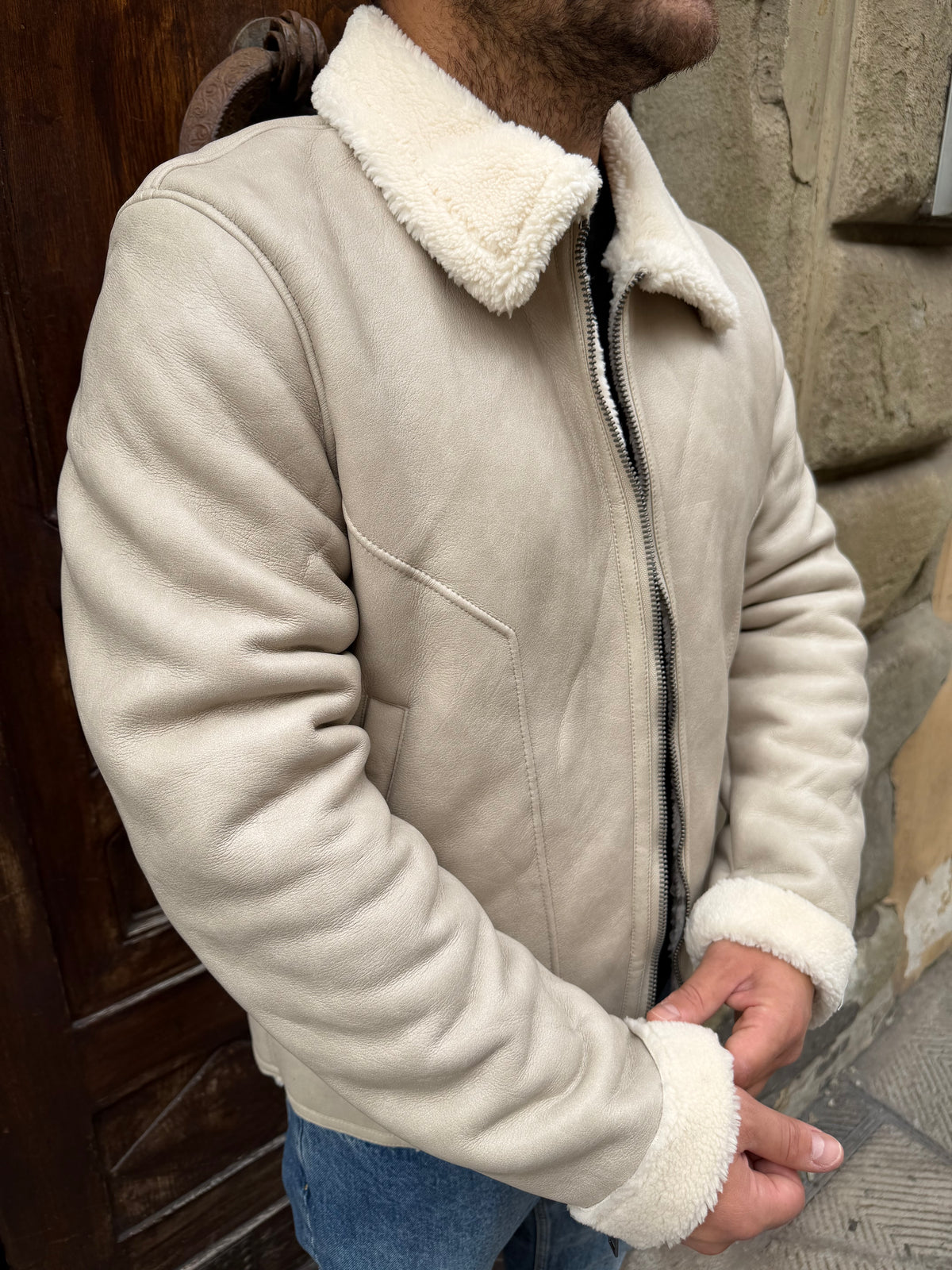 Shearling di Telamira ghiaccio