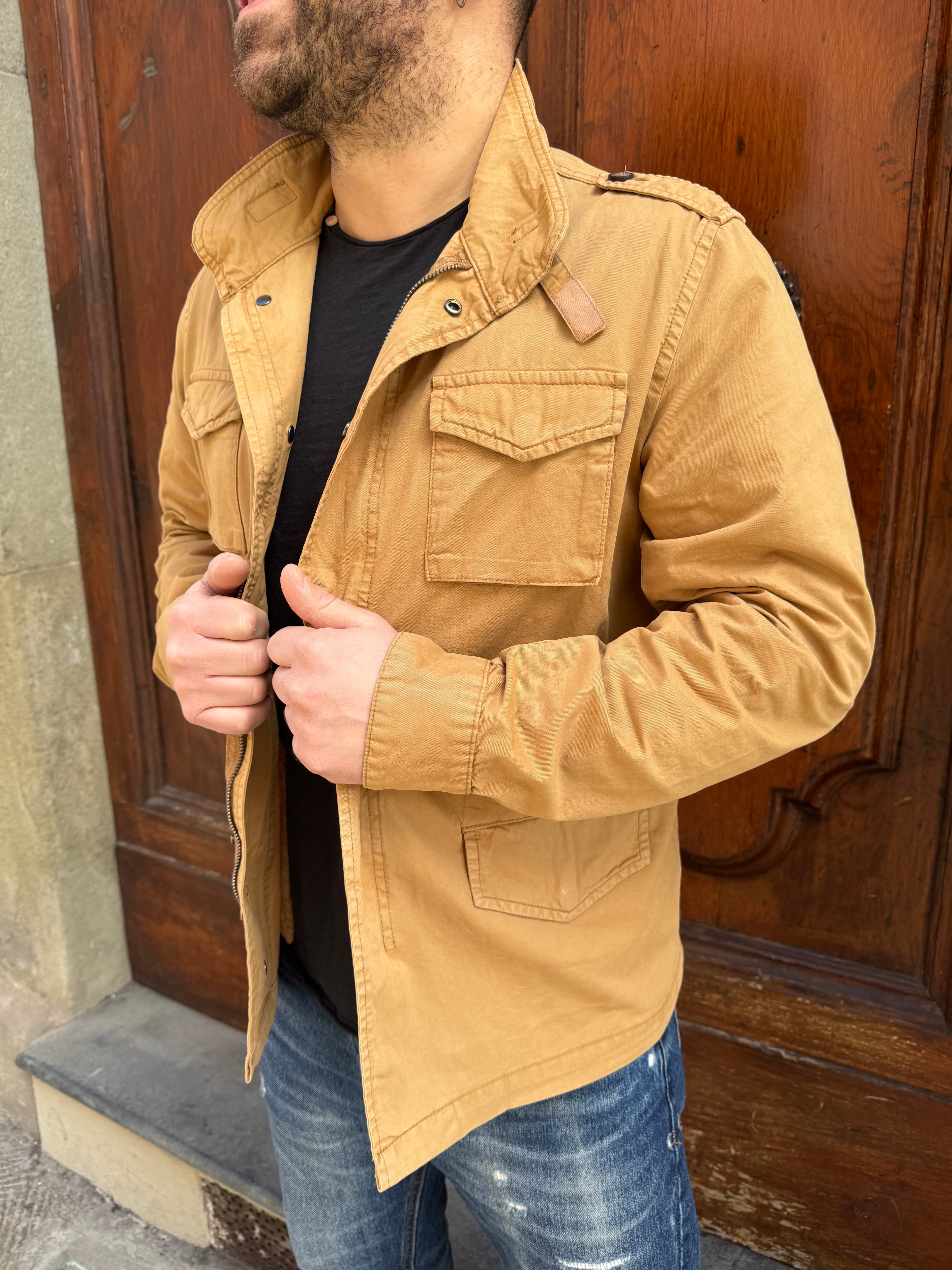 Giacchetto Sahara di Tréz color deserto