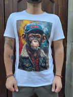 T-Shirt Monkey smoke