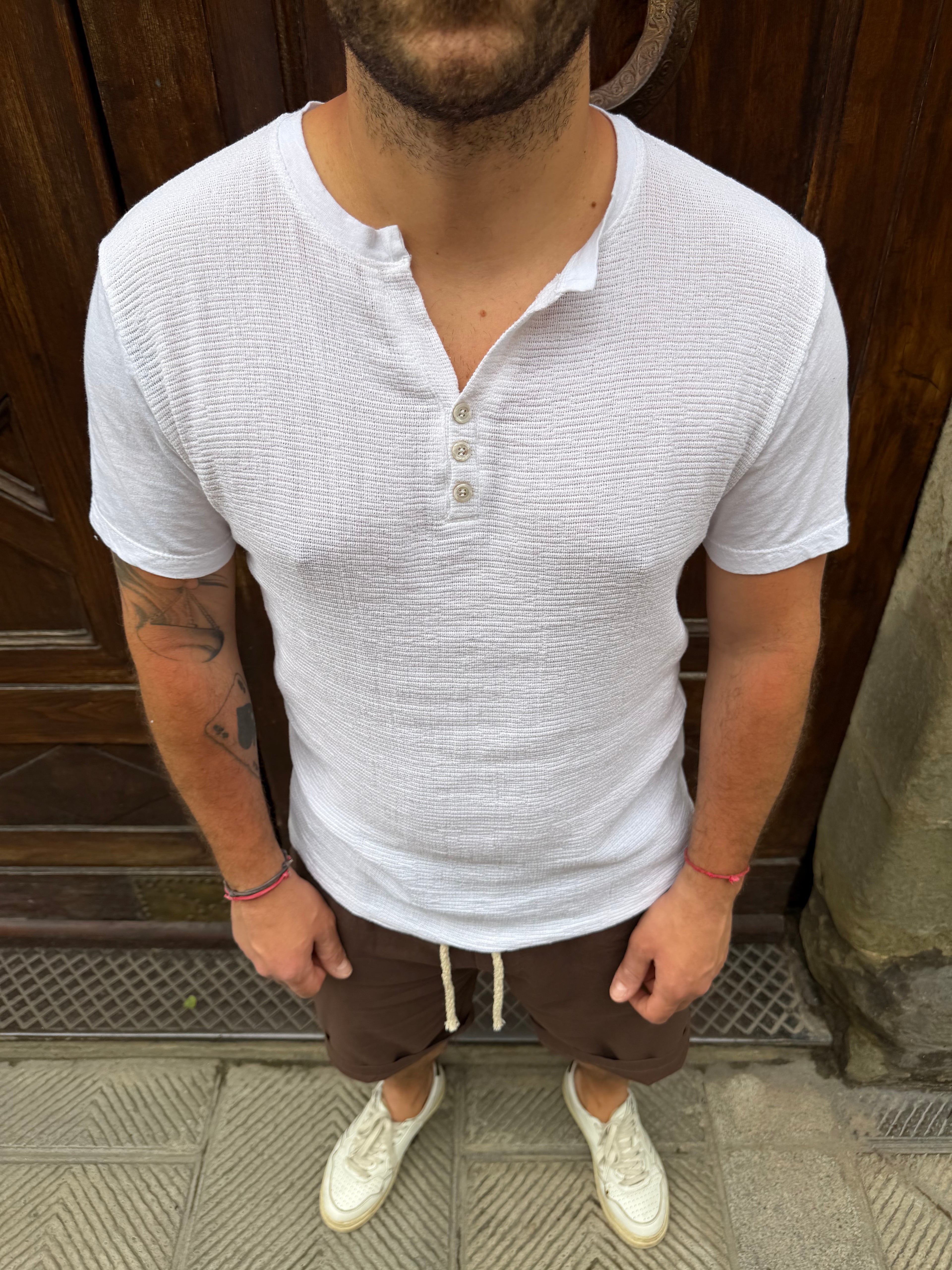 T-shirt Samarcanda di 3.9 bianca