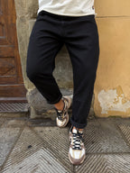 Jeans Yellowstone Cropped di Pont nero