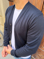 Cardigan Ugo di Hamaki-Ho blu navy