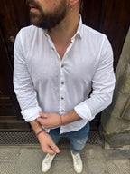 Camicia Lino Hamaki-Ho bianca