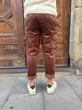Carica l&#39;immagine nel visualizzatore di Gallery, Pantalone cargo Rocciatore di Telamira cioccolato
