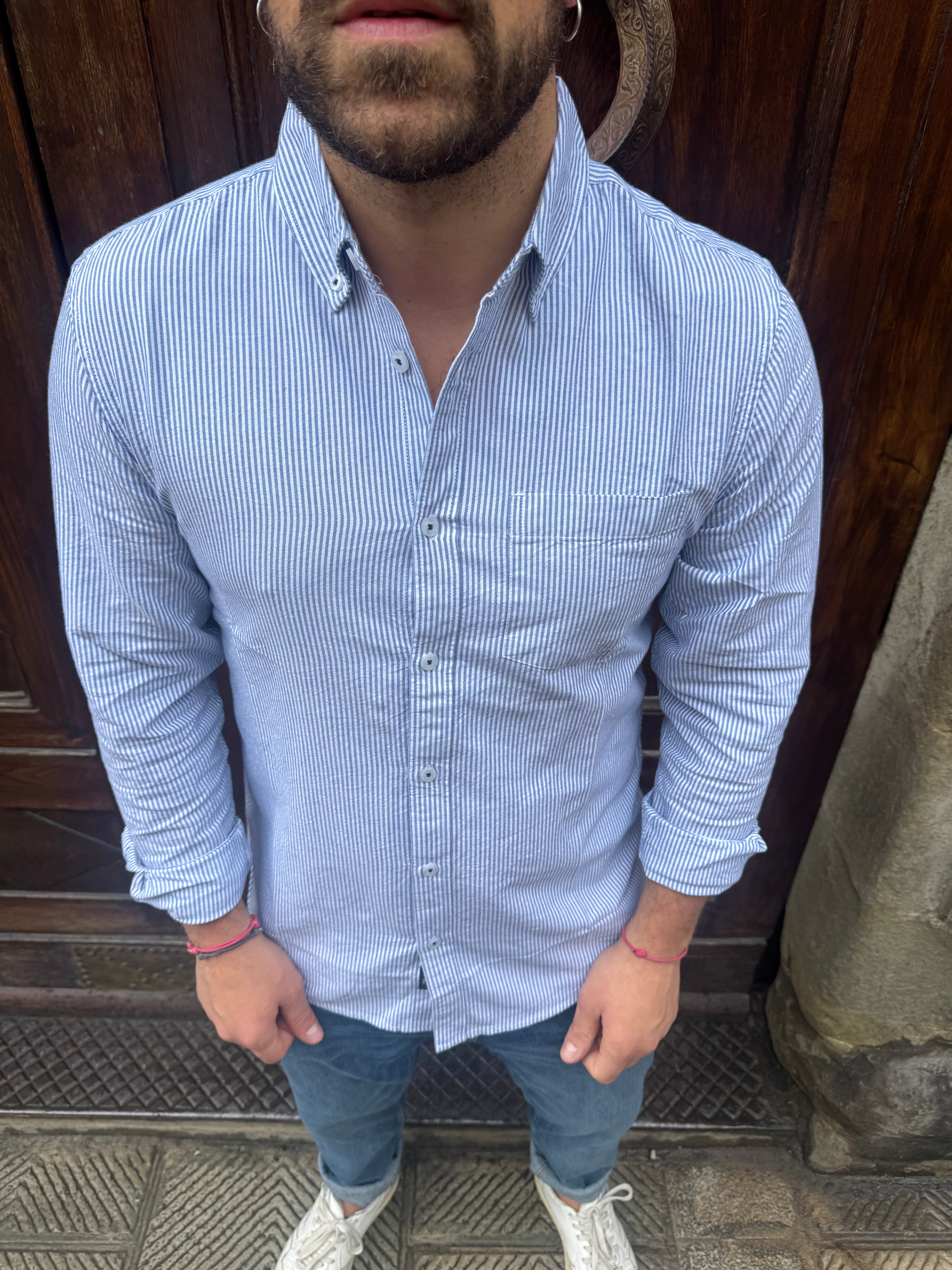 Camicia Timmy di Tiffosi blu