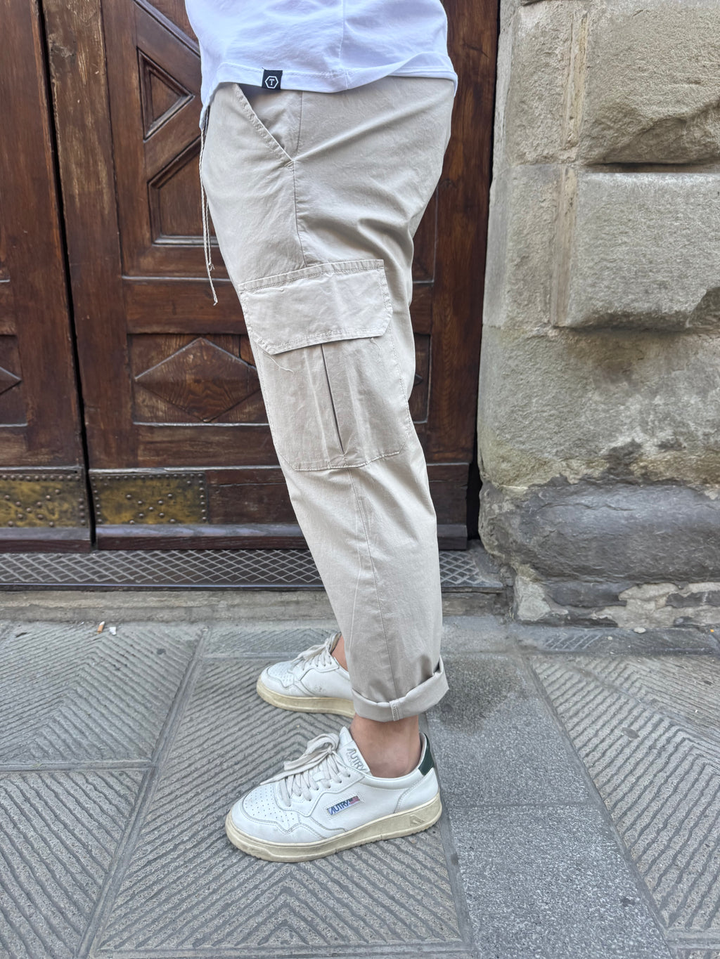 Pantalaccio cargo di 3.9 sabbia