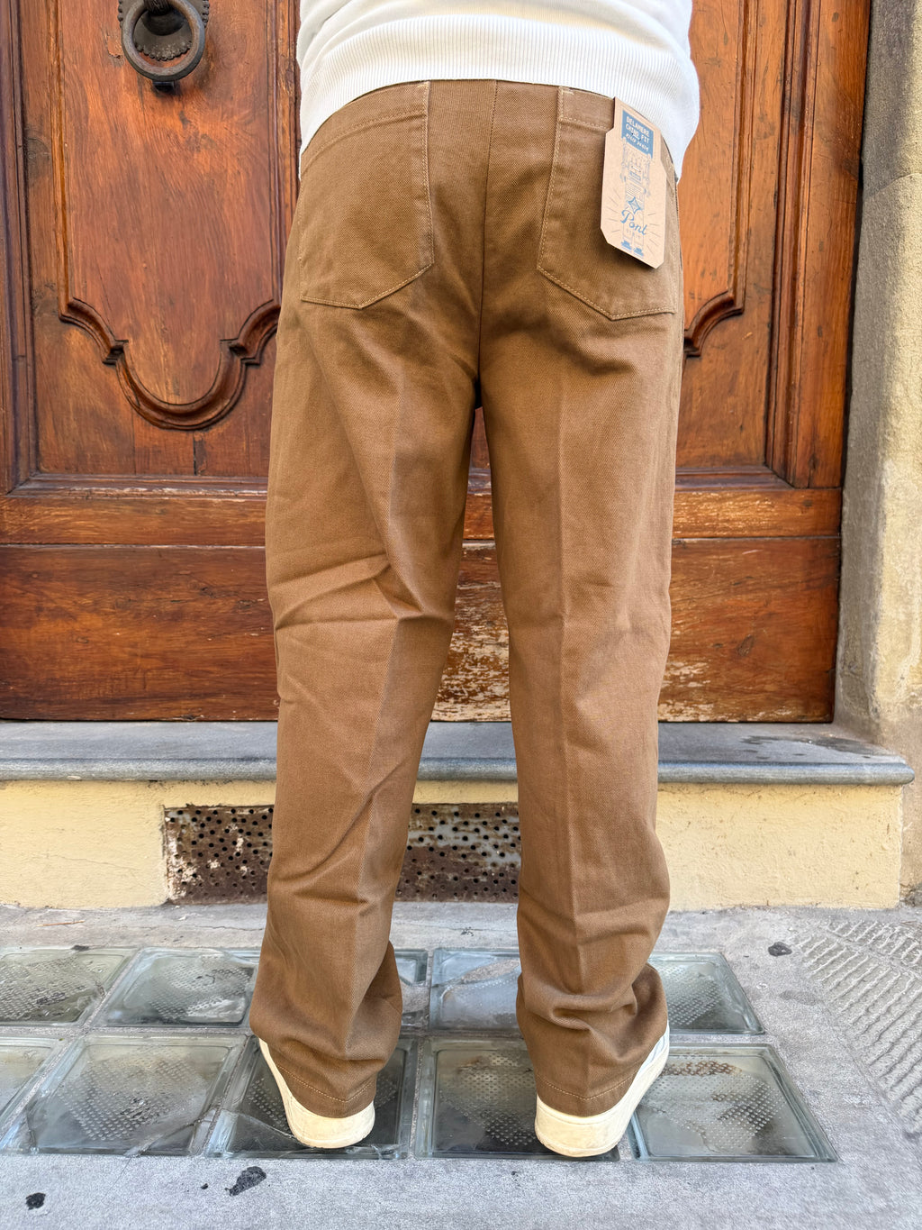 Pantalone Chinos Delamere di Pont tabacco