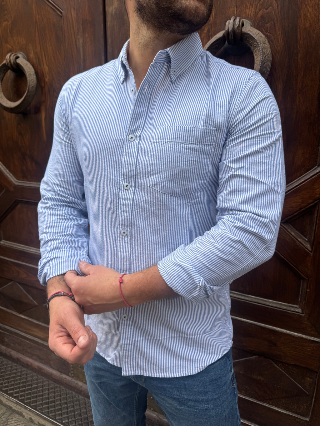 Camicia Timmy di Tiffosi blu