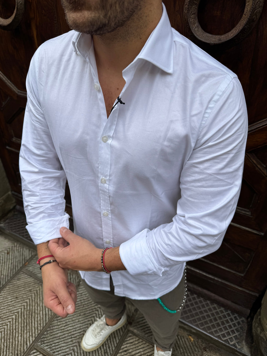 Camicia Oxford di Hamaki bianca