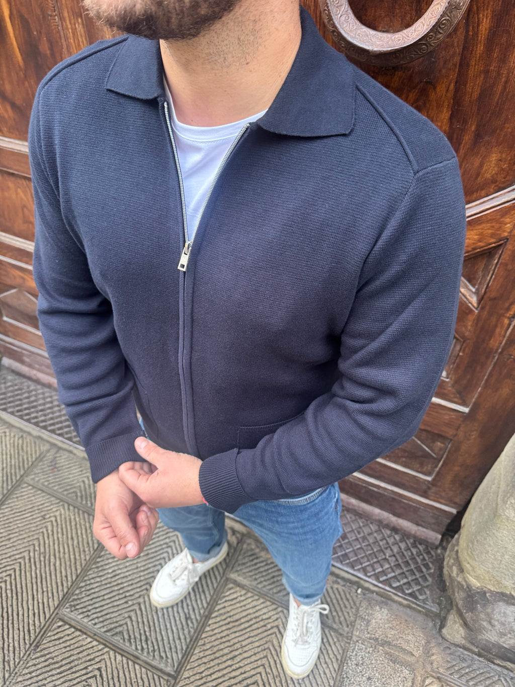 Cardigan Zip di Hamaki-Ho