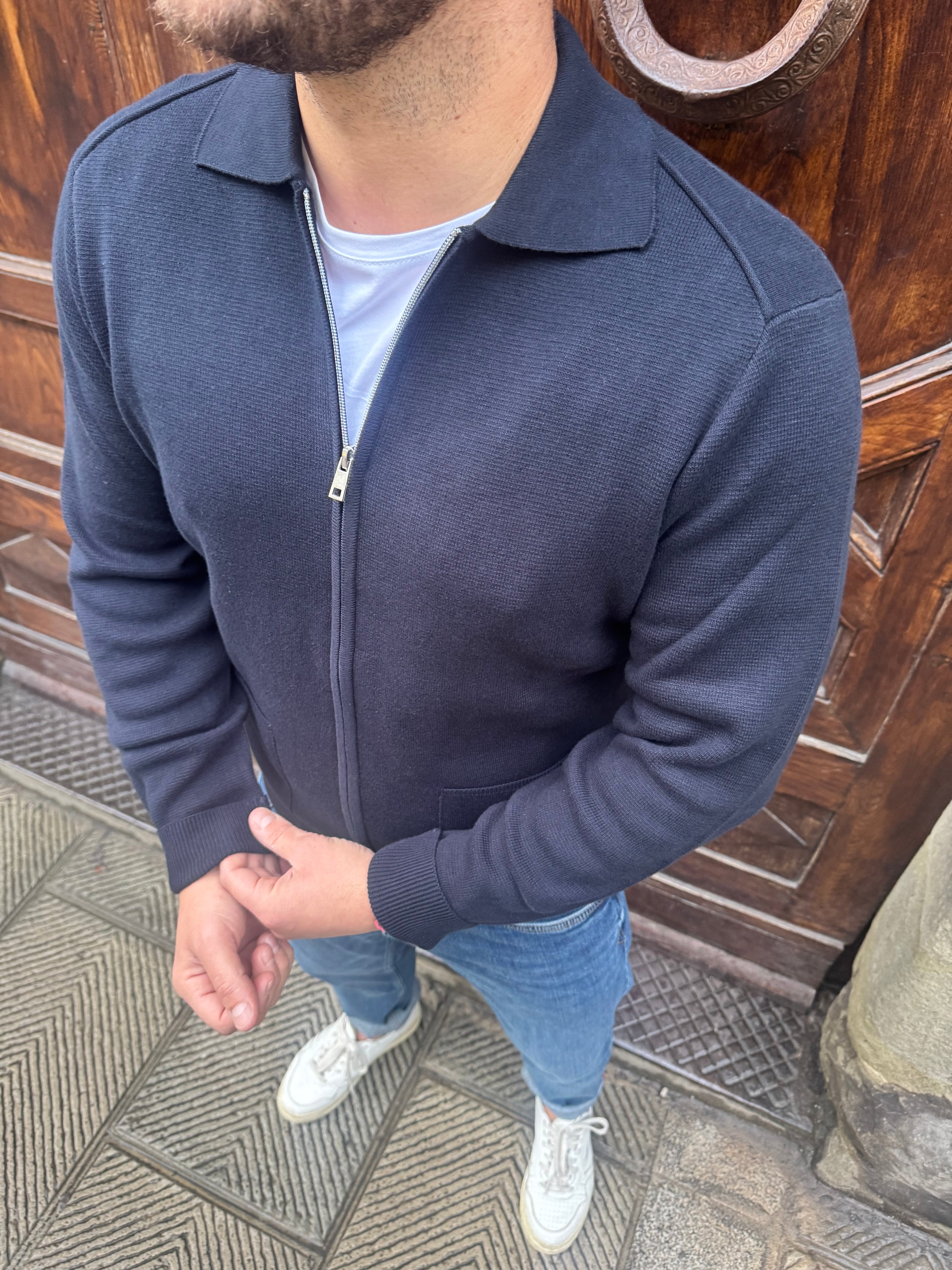 Cardigan Zip di Hamaki-Ho