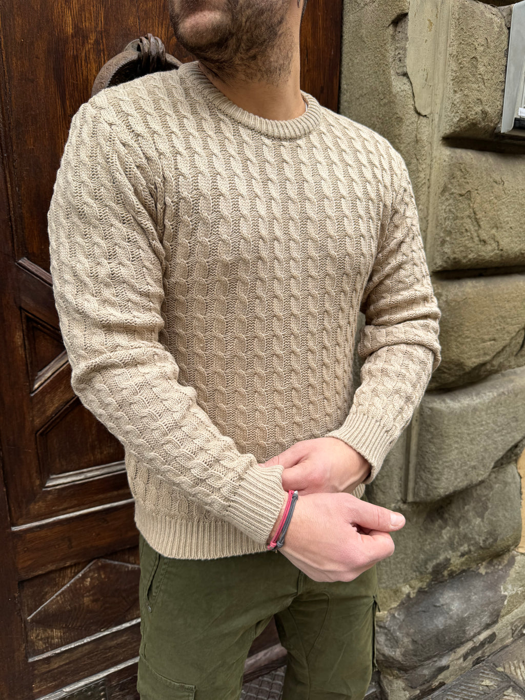 Maglioncino treccia di Telamira