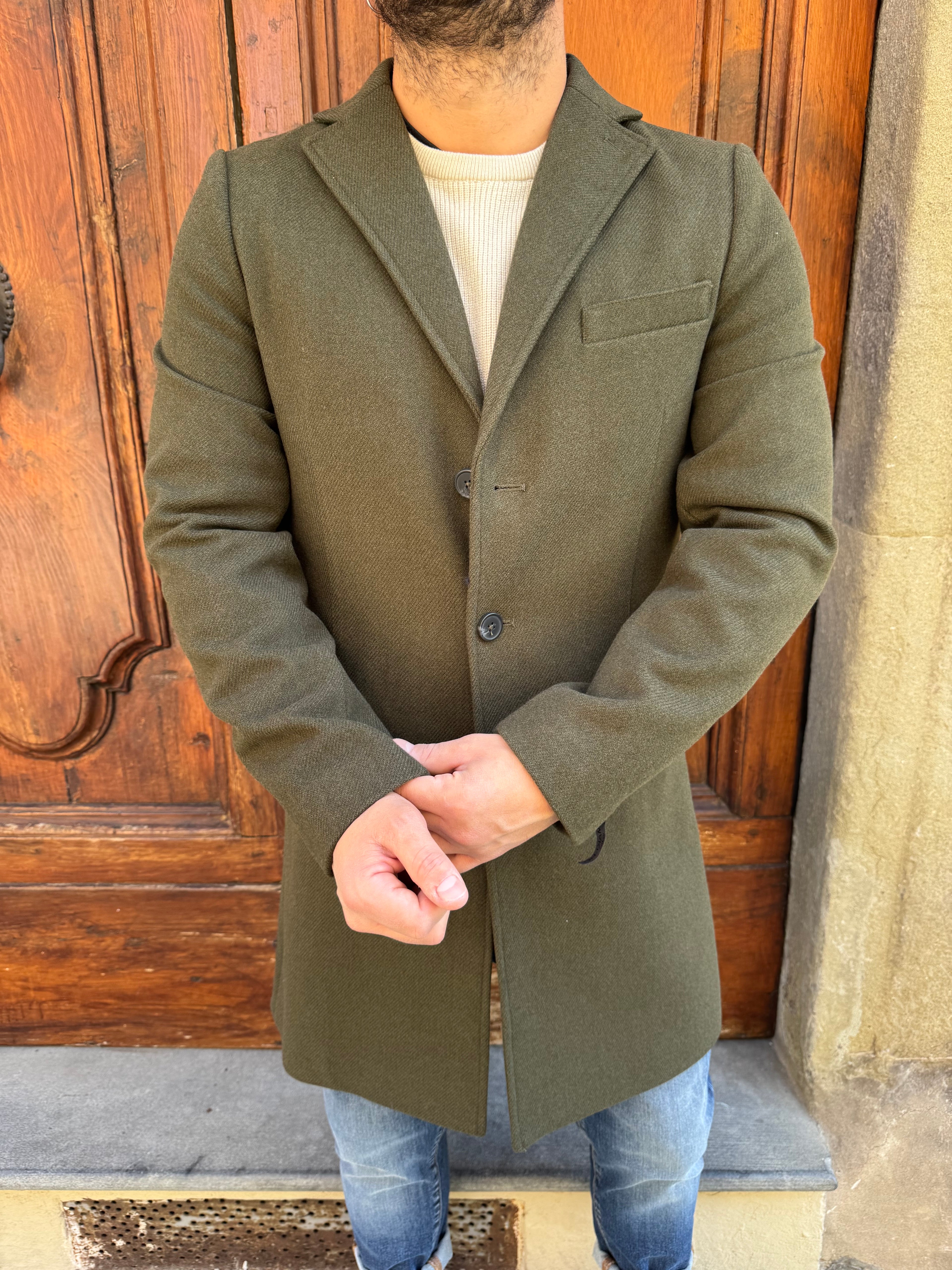 Cappotto Dandy di Hamaki-Ho verde