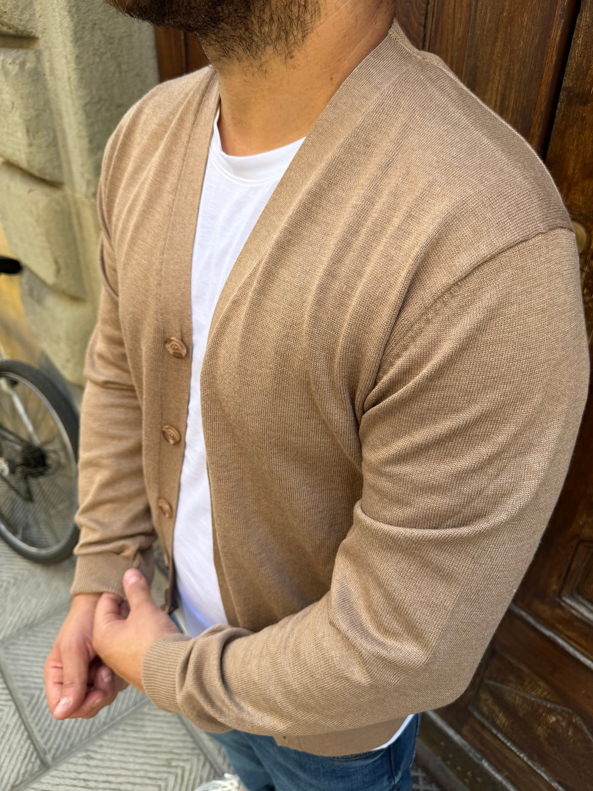 Cardigan Ugo di Hamaki-Ho beige