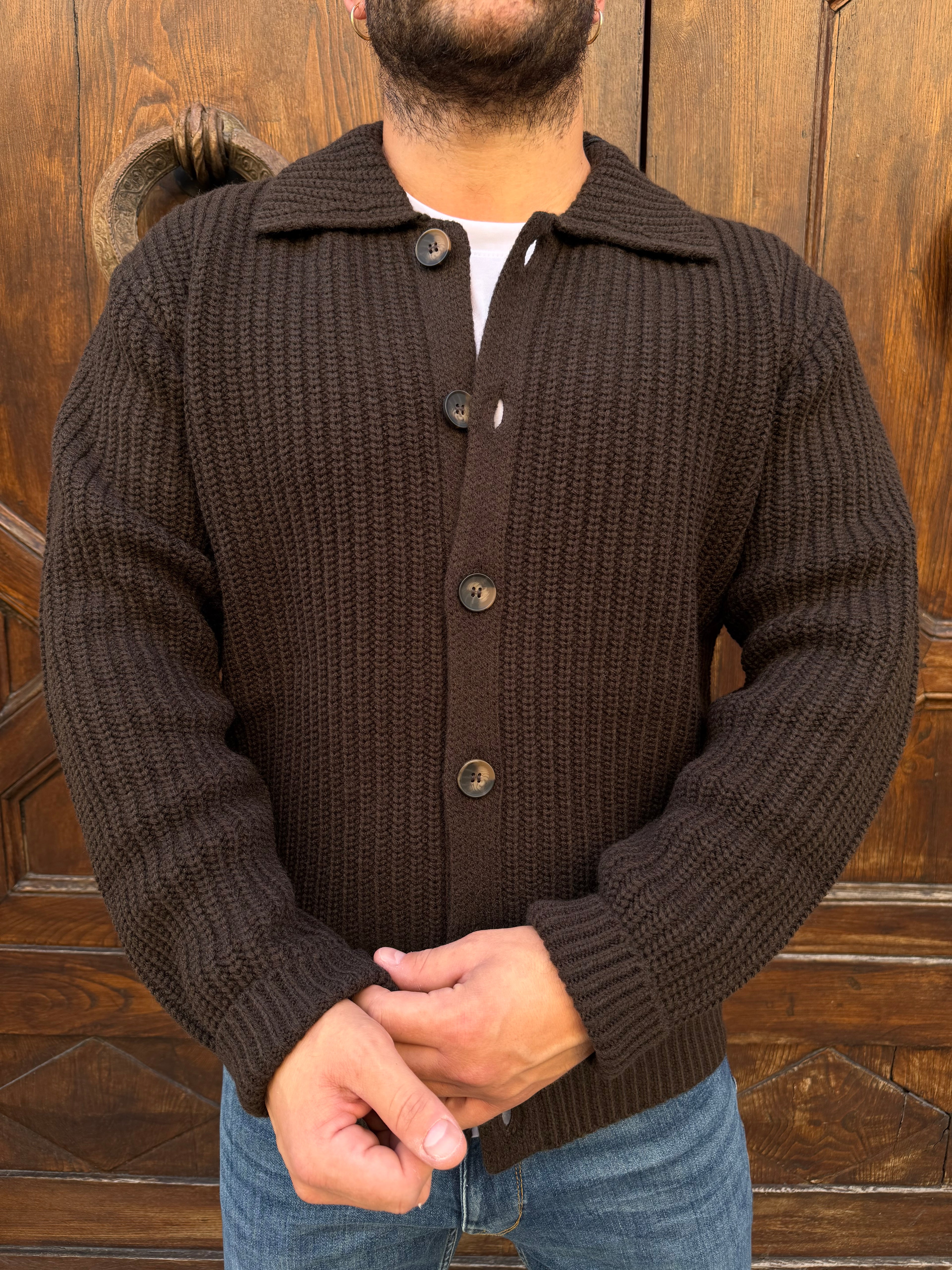 Cardigan Bob di HAMAKI-HO moro