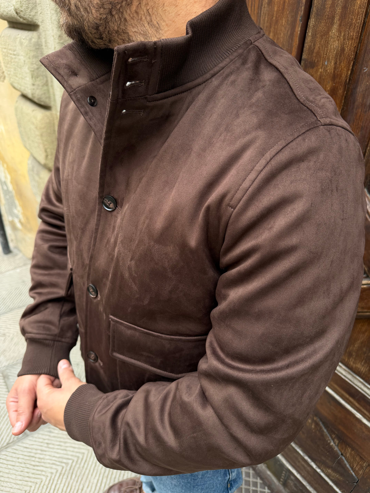 Blouson di Hamaki-Ho in ecocamoscio